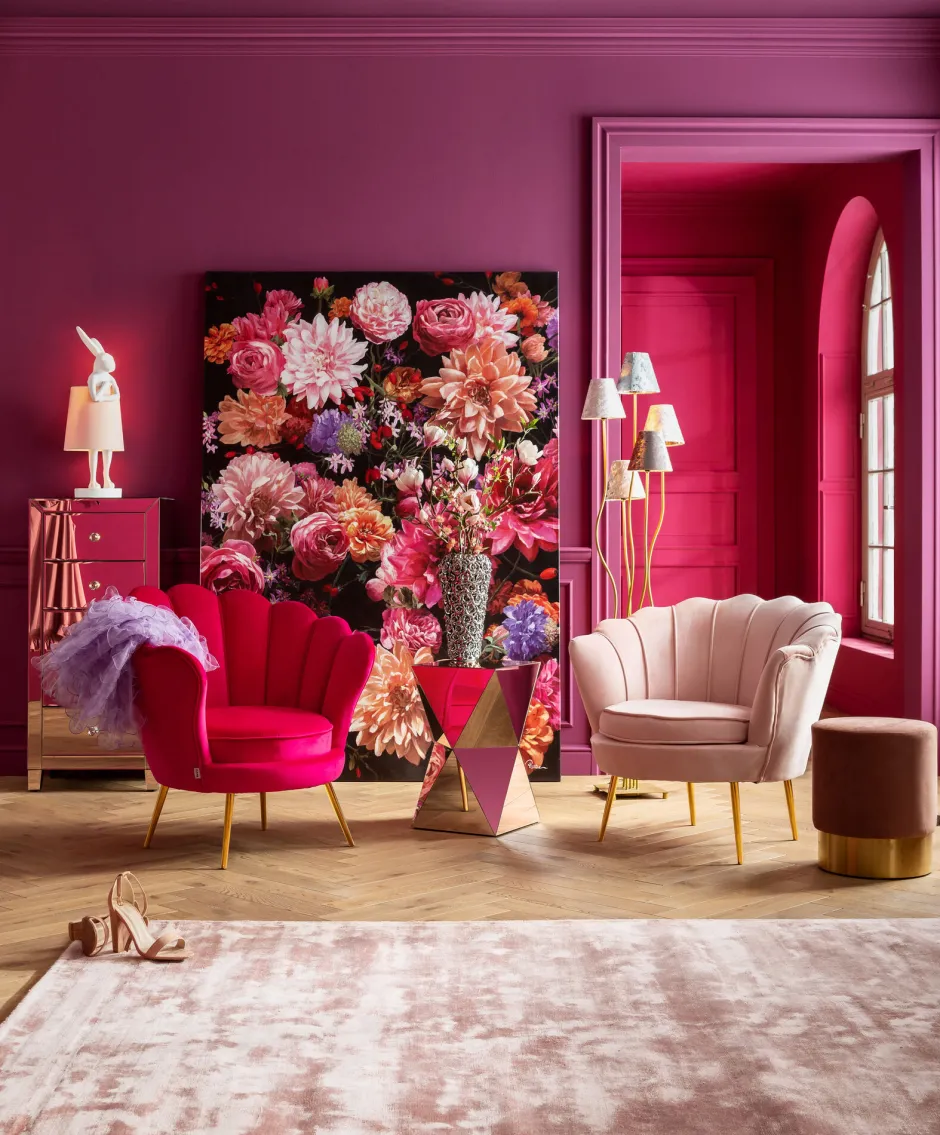 KARE Hochkommode Luxury Pearl 5 Schübe