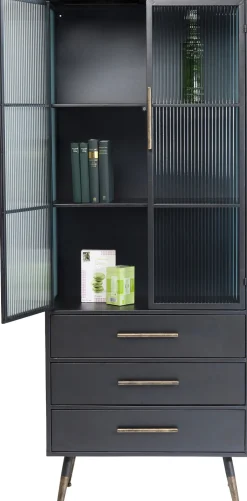 KARE Hochschrank La Gomera 2 Türen 3 Schübe