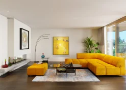 KARE Hocker Belami Velvet Amber