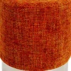 KARE Hocker Berry High Silber Orange Ø39cm