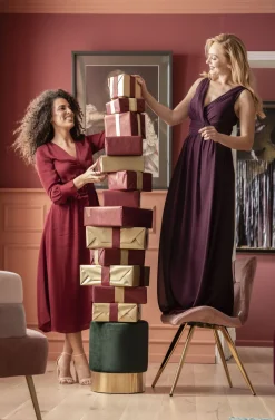 KARE Hocker Cherry Dunkelgrün Brass Ø35cm