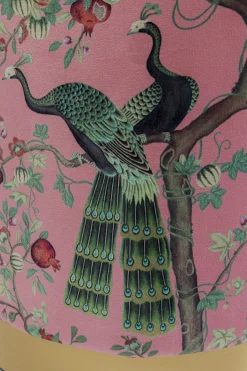 KARE Hocker Cherry Peacock Brass Ø32cm