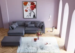 KARE Hocker Gianni Grau