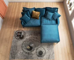 KARE Hocker Lullaby Petrol