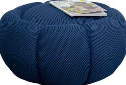 KARE Hocker Peppo Bloom Blau Ø72cm