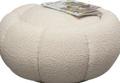 KARE Hocker Peppo Bloom Weiß Ø72cm