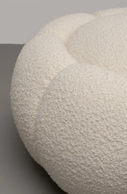 KARE Hocker Peppo Bloom Weiß Ø72cm