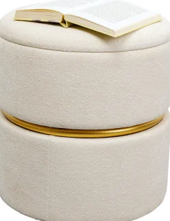 KARE Hocker Rumba Storage Swivel Ø40cm