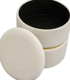 KARE Hocker Rumba Storage Swivel Ø40cm