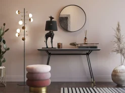 KARE Hocker Sandwich Rose Ø45cm