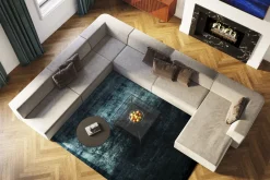 KARE Infinity Ecke 100 Elements Grau Links