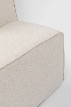 KARE Infinity Ottomane Elements Creme Links 182cm