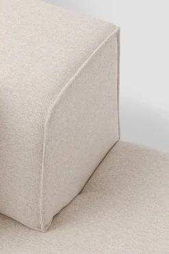 KARE Infinity Ottomane Elements Creme Links 182cm