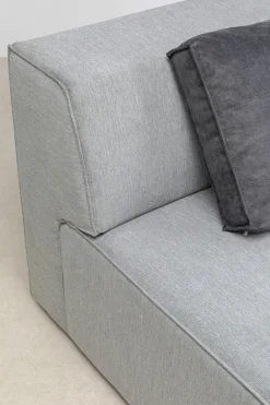 KARE Infinity Ottomane Semi Elements Grau Rechts