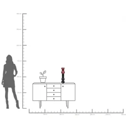 KARE Kerzenständer Marvelous Duo Pink Grau 49cm