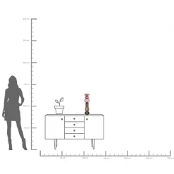 KARE Kerzenständer Marvelous Duo Lila Grau 49