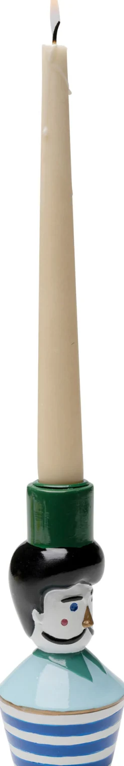 KARE Kerzenständer Monsieur Mustache 16cm