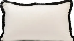KARE Kissen Bees Weiß 50x30cm