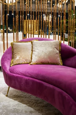 KARE Kissen Cannes Puder 45x45cm