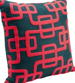 KARE Kissen Chain Pink 45x45cm