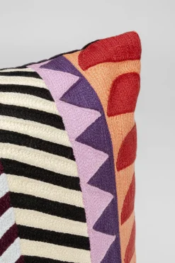KARE Kissen Colour Block Zig Zag 45x45cm