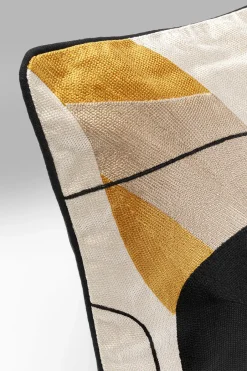 KARE Kissen Fields Gelb 60x40cm