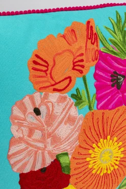 KARE Kissen Fiorista Blau 60x40cm