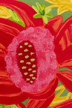 KARE Kissen Fiorista Grün 60x40cm