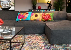 KARE Kissen Fiorista Grün 60x40cm