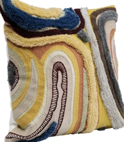 KARE Kissen Lava Braun 45x45cm