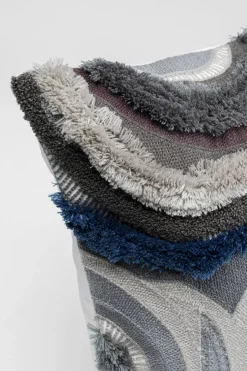 KARE Kissen Lava Grau 45x45cm