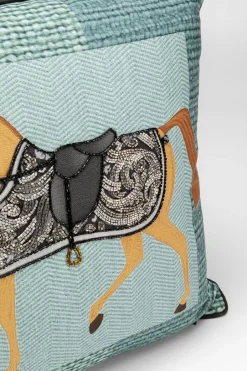 KARE Kissen Show Horse Plaid 45x45cm