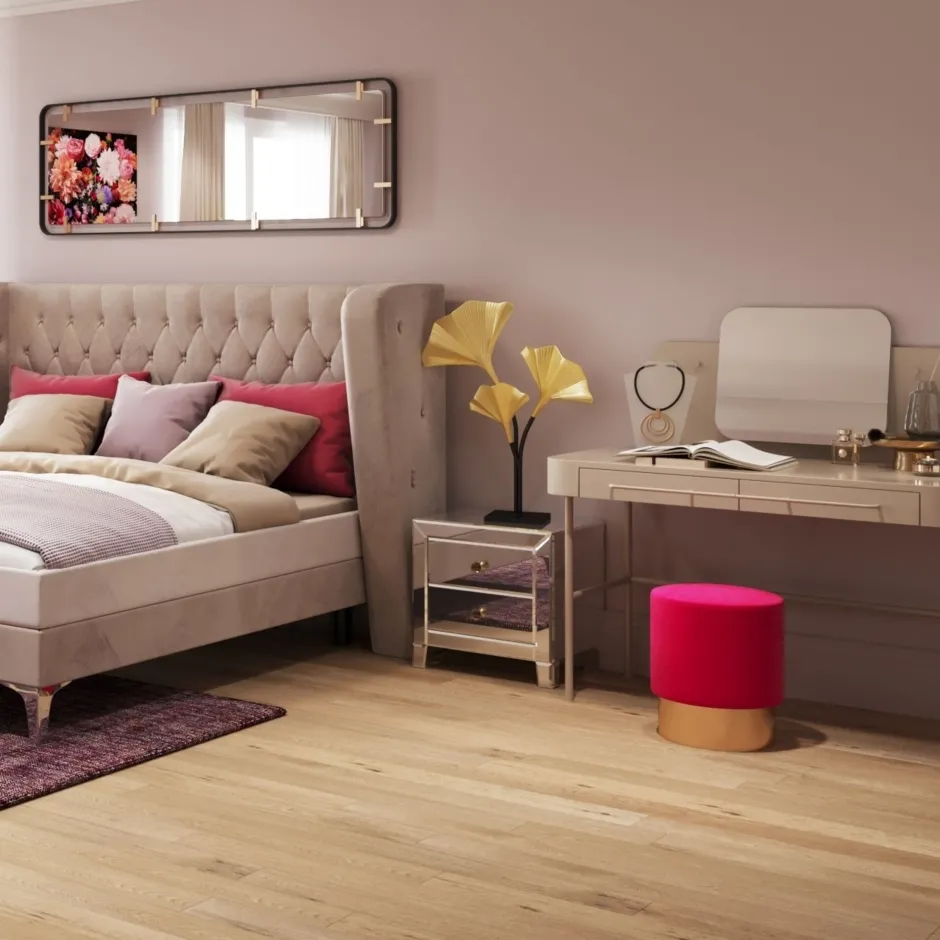 KARE Kommode Klein Pearl Champagne 2 Schübe