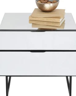 KARE Kommode Klein Soran Schwarz 49x50cm