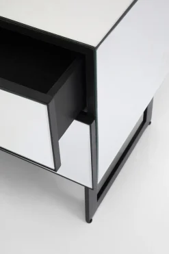 KARE Kommode Klein Soran Schwarz 49x50cm