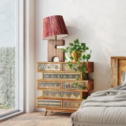 KARE Kommode Menorca Butterfly 65x65cm