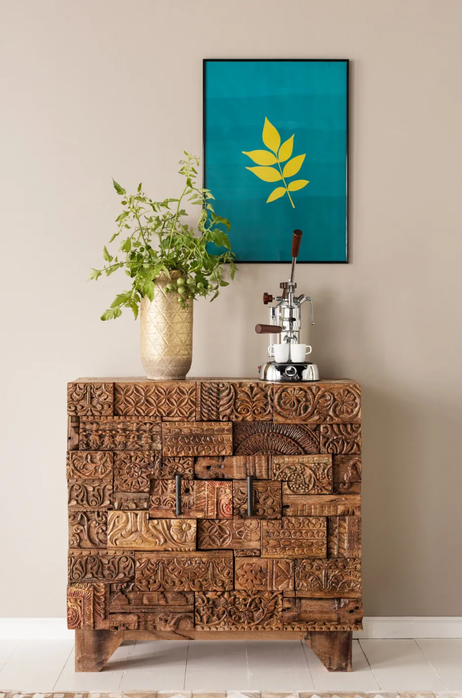 KARE Kommode Shanti Surprise Puzzle Nature