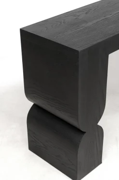 KARE Konsole Curve Schwarz 120x76cm