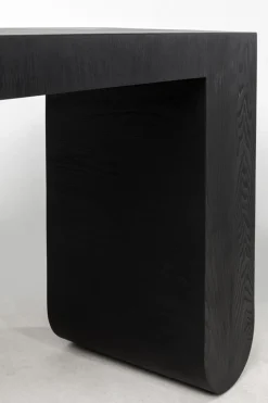 KARE Konsole Curve Schwarz 120x76cm