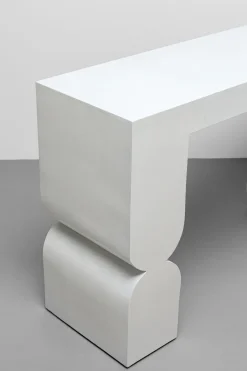 KARE Konsole Curve Weiß 120x76cm