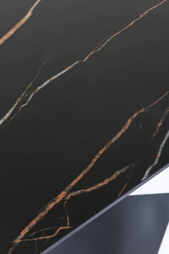 KARE Konsole Gloria Schwarz Keramik 140x81cm