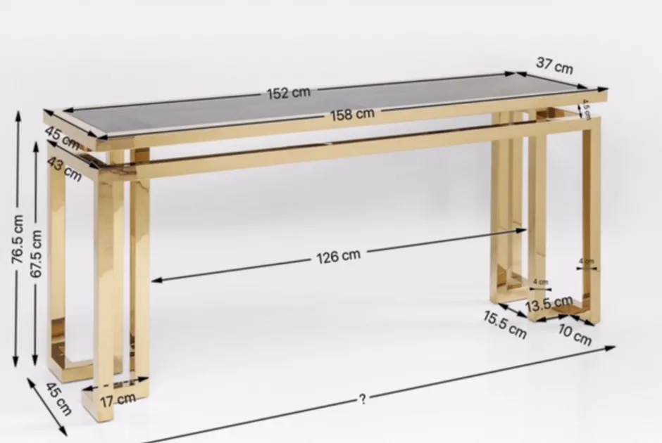 KARE Konsole Gold Rush