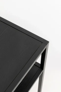 KARE Konsole Loftie Schwarz 80x80cm