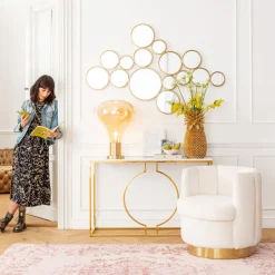 KARE Konsole Miami Loft Gold 120cm