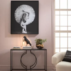 KARE Konsole Miami Loft Schwarz 120x75cm