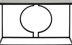 KARE Konsole Miami Loft Schwarz 120x75cm