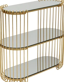 KARE Konsole Wire Brass 81x78cm