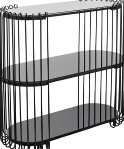 KARE Konsole Wire Schwarz 81x78cm