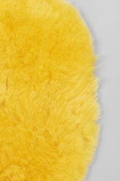 KARE Lammfell Heidi Gelb 60x85cm