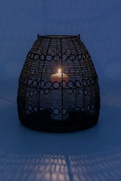 KARE Laterne Hayat Cone Schwarz 37cm